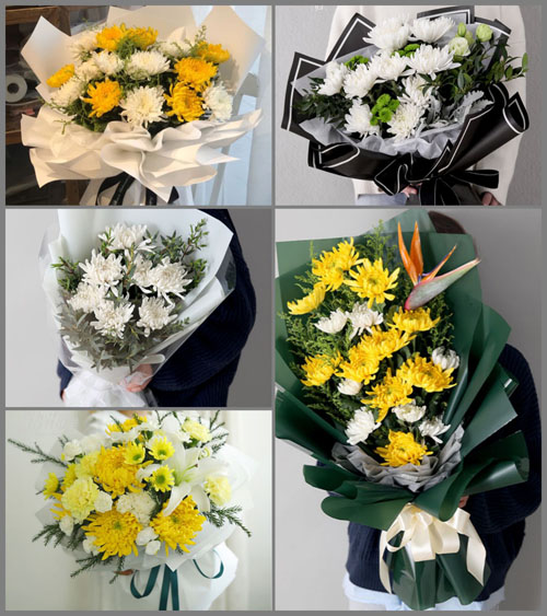 山西运城盐湖区泓芝驿镇北古村白事花束代送